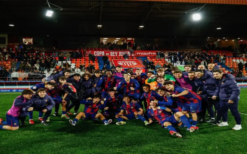 برشلونة تحت 19 عامًا يتأهل لنهائي كأس إسبانيا بمشاركة حمزة عبد الكريم